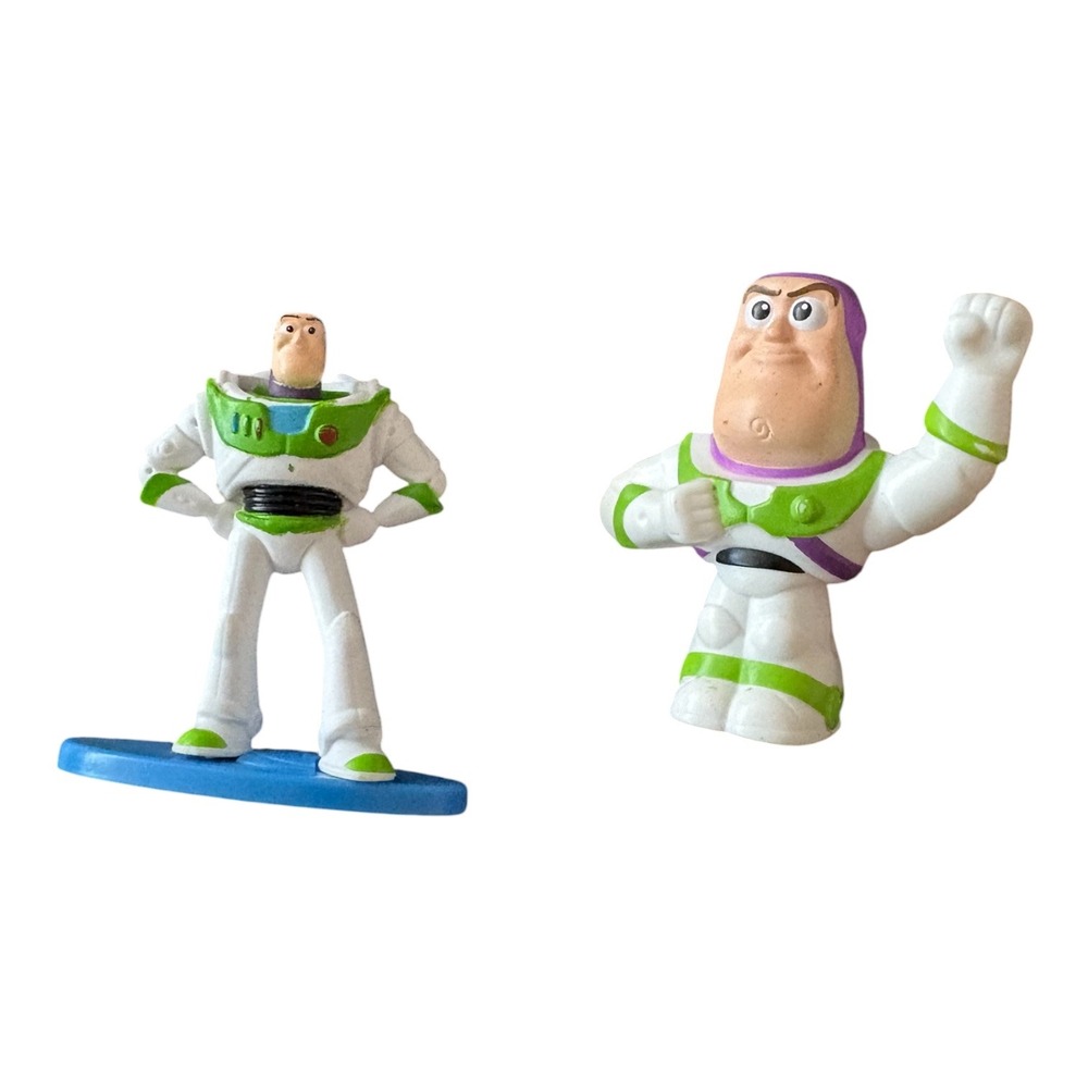 Disney Pixar Buzz Lightyear Mini Figure Lot 2 Toy Story Mattel 2019 Collectible